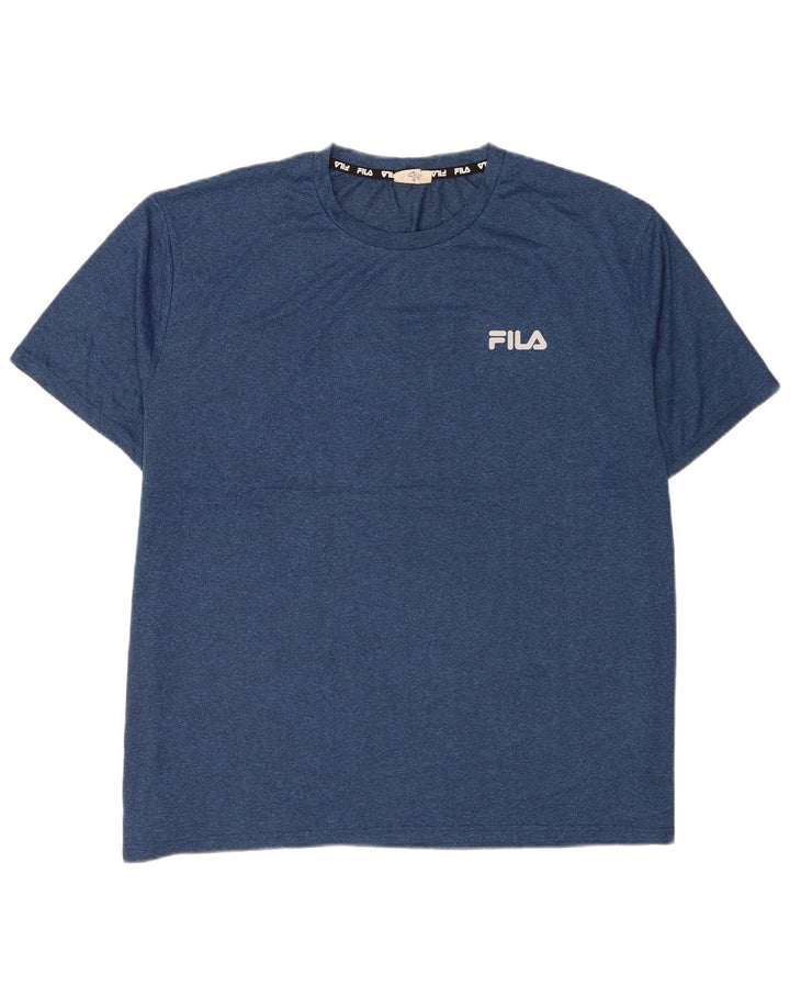 T-shirt męski Fila Top 4XL Granatowy poliester