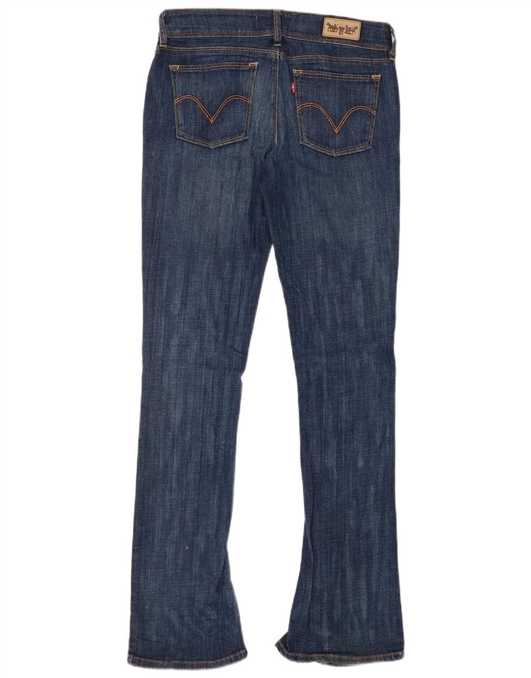 Damskie jeansy typu bootcut LEVI'S 472 W31 L34 Niebieskie bawełniane