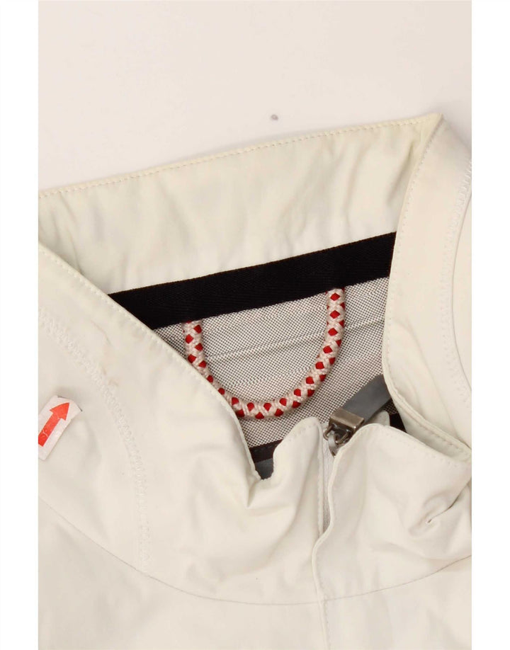 Męska kurtka przeciwdeszczowa Slam UK 44 2XL Biały nylon