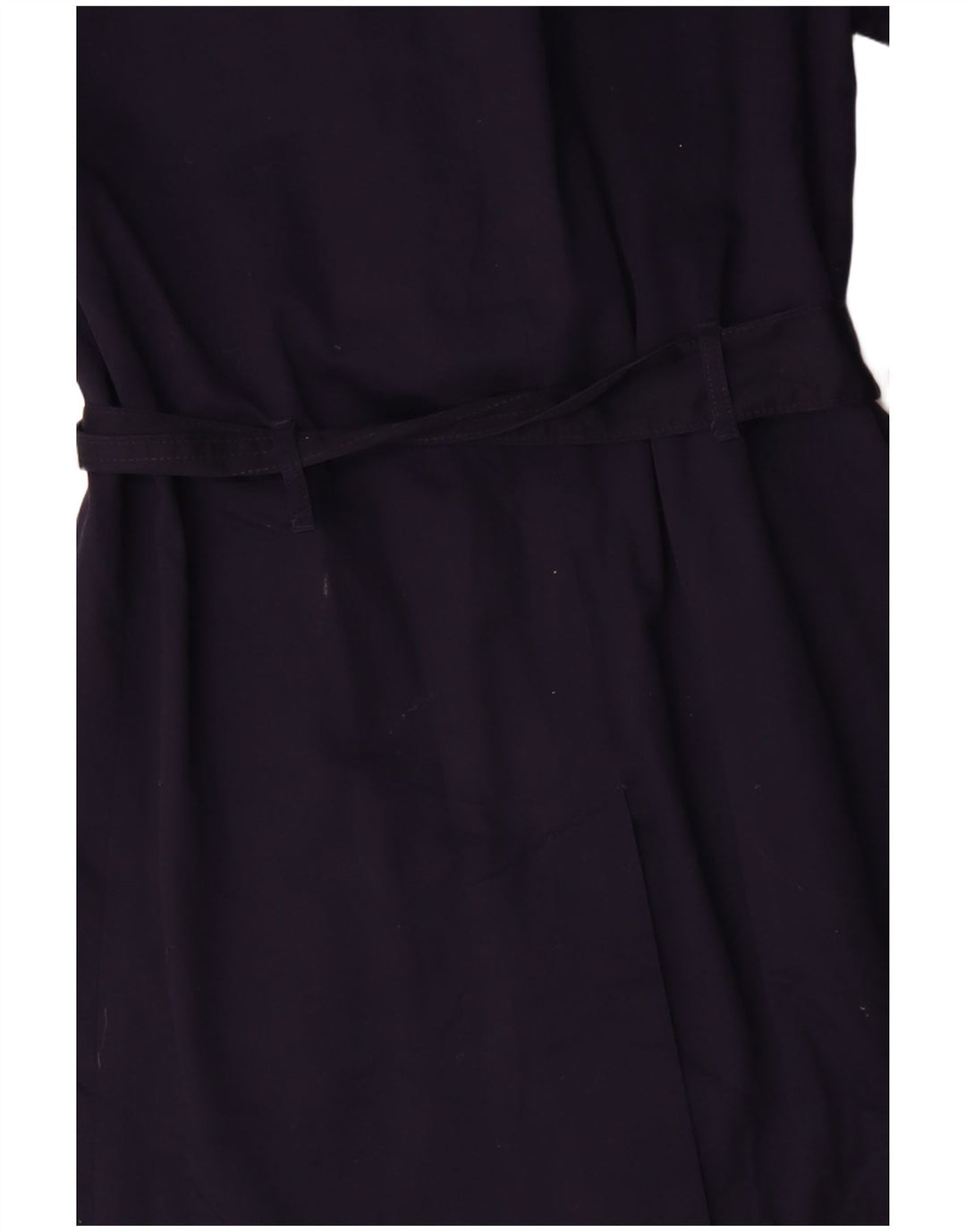 Marks & Spencer Damski trencz UK 14, średni granatowy, bawełniany