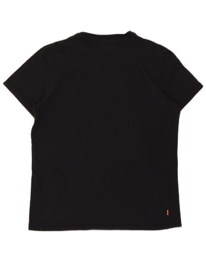 Męski T-shirt Timberland Slim Fit, duży, czarny