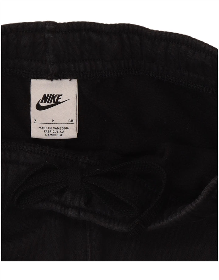 Męskie spodnie dresowe Nike Cargo, małe, czarne, bawełniane