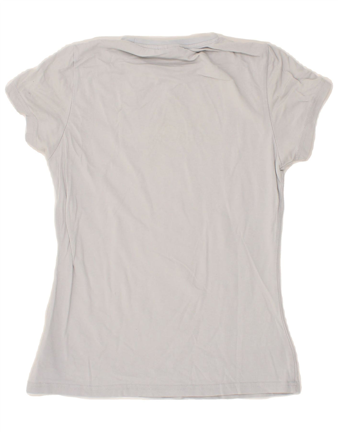 ELLESSE Womens T-Shirt Top UK 8 Small Blue Cotton Vintage Ellesse and Second-Hand Ellesse from Messina Hembry 