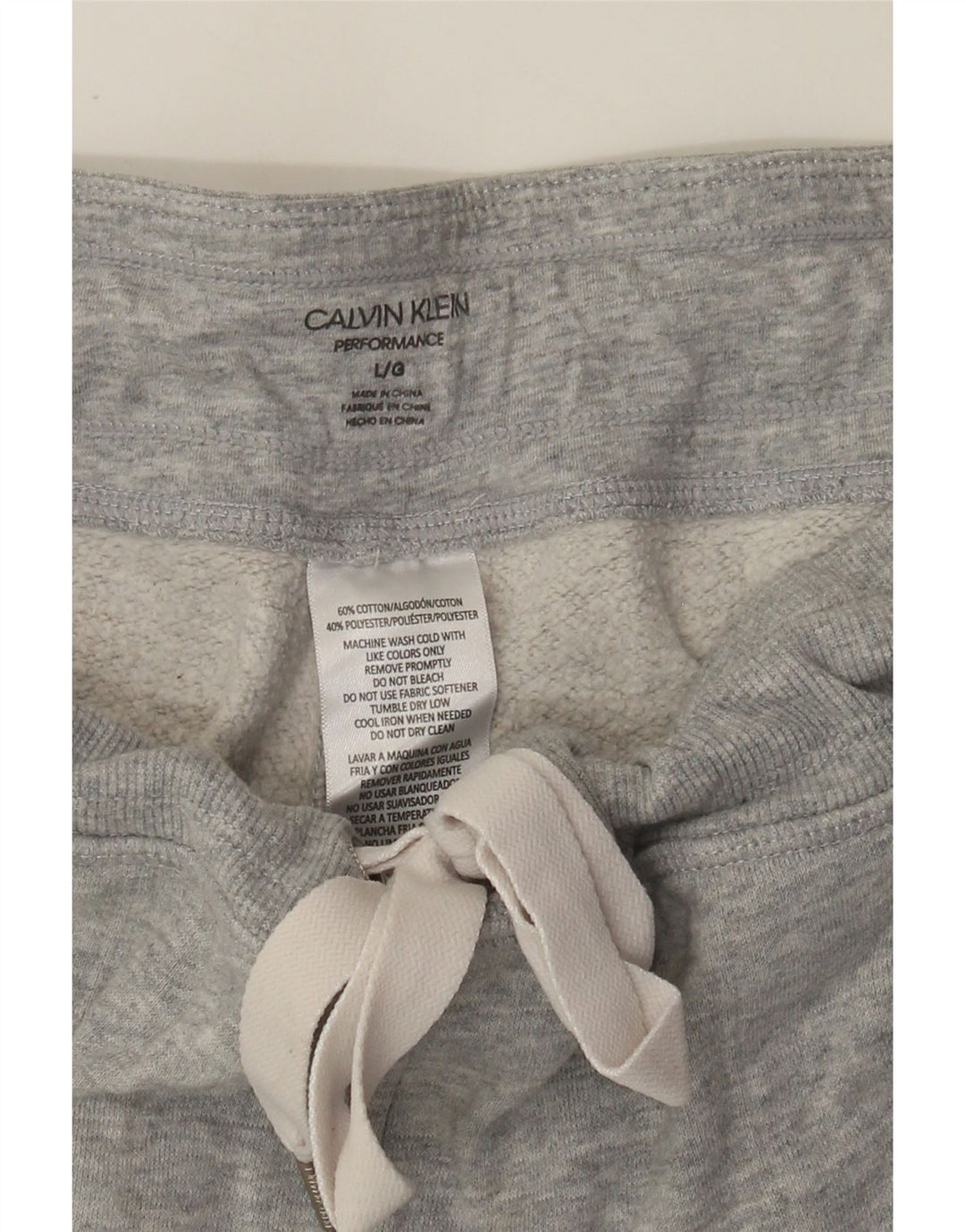 Damskie spodnie dresowe Calvin Klein Graphic Joggers UK 14, duże, szare