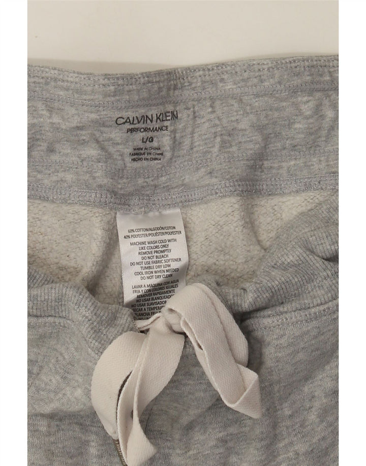 Damskie spodnie dresowe Calvin Klein Graphic Joggers UK 14, duże, szare