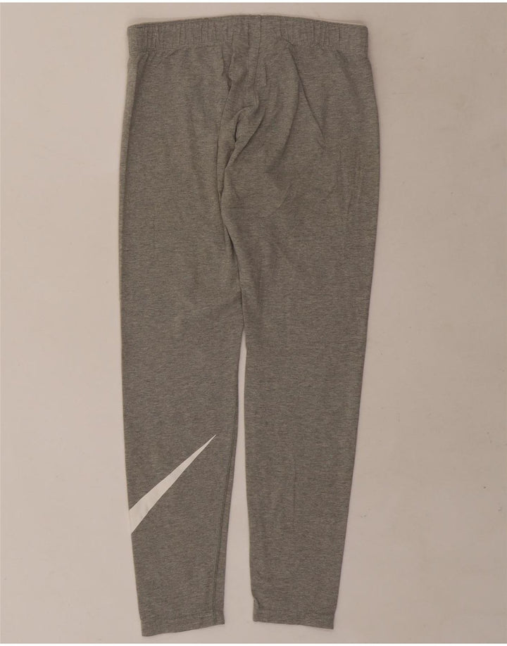 Damskie legginsy Nike Graphic UK 12, średnioszare, bawełniane