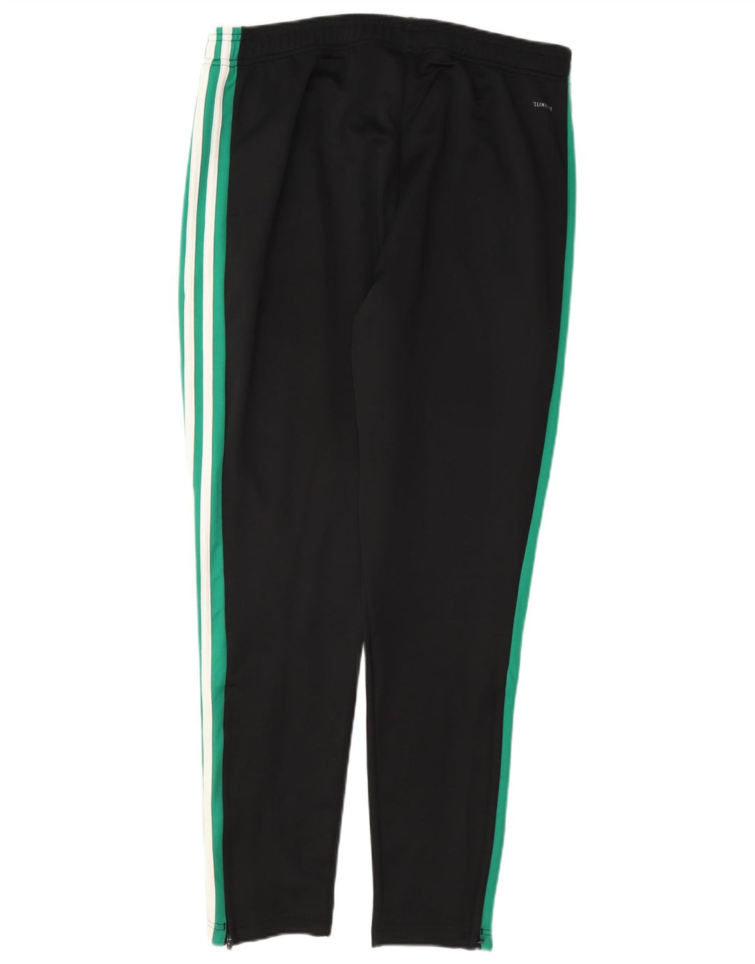 Męskie spodnie dresowe Adidas Climalite, duże, czarne, z blokami kolorów, poliestrowe