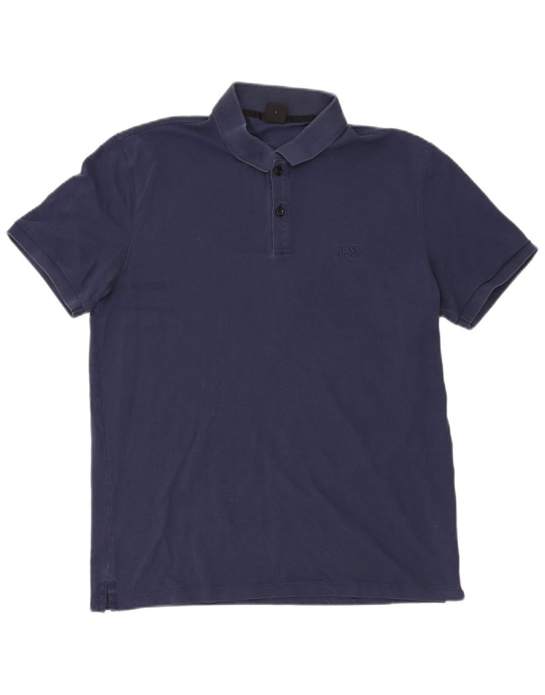 Męska koszulka polo Hugo Boss, duża, granatowa, bawełniana