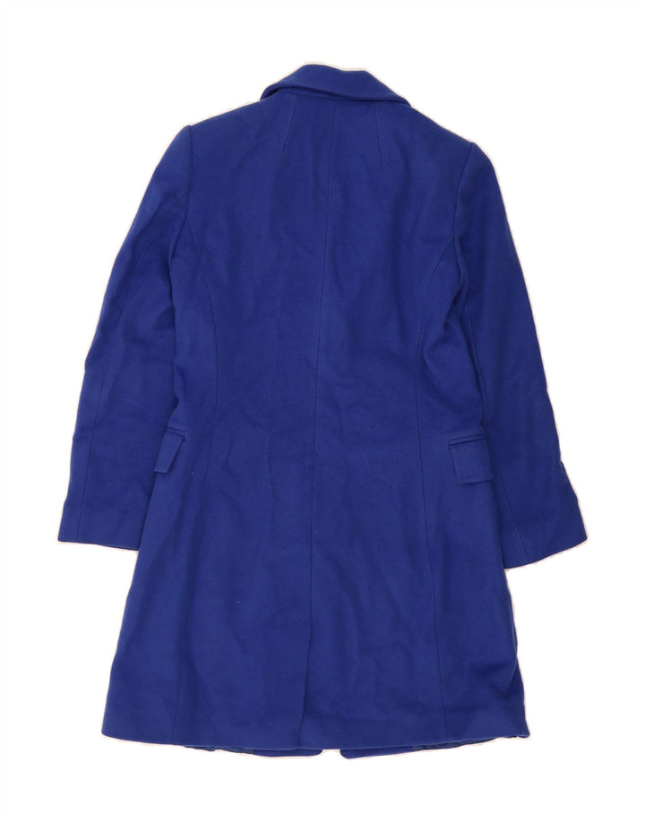 REISS Womens Open Overcoat UK 6 XS Blue Wool Vintage Reiss and Second-Hand Reiss from Messina Hembry 