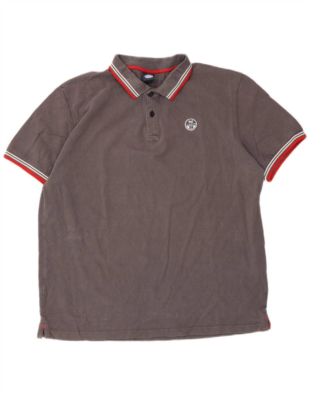 Męska koszulka polo North Sails XL, szara, bawełniana