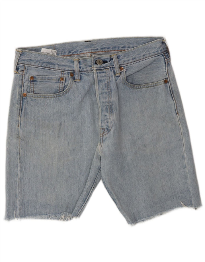 Męskie spodenki jeansowe Levi's 501 W31 Średnioniebieskie, bawełniane