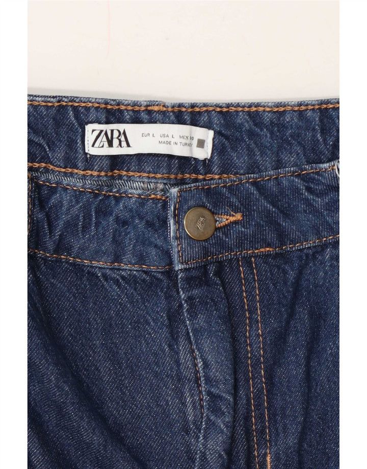 Spódnica jeansowa damska Zara, duża, W30, niebieska