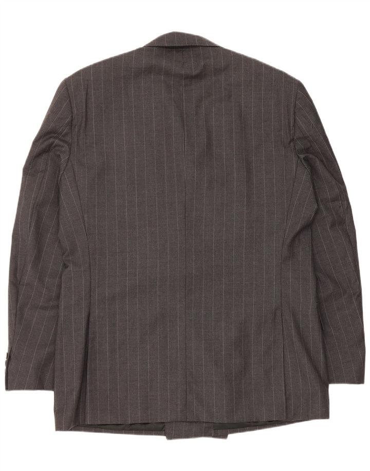 Męska marynarka Ermenegildo Zegna rozmiar 54 XL w szare paski