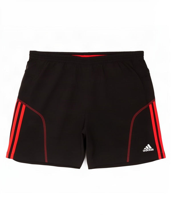 Męskie spodenki sportowe Adidas Climalite, duże, czarne, poliestrowe