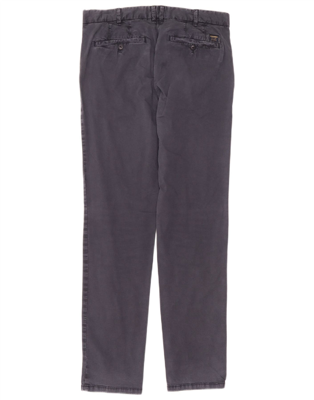 Blauer Mens Slim Chino Trousers W32 L33 Navy Blue Cotton