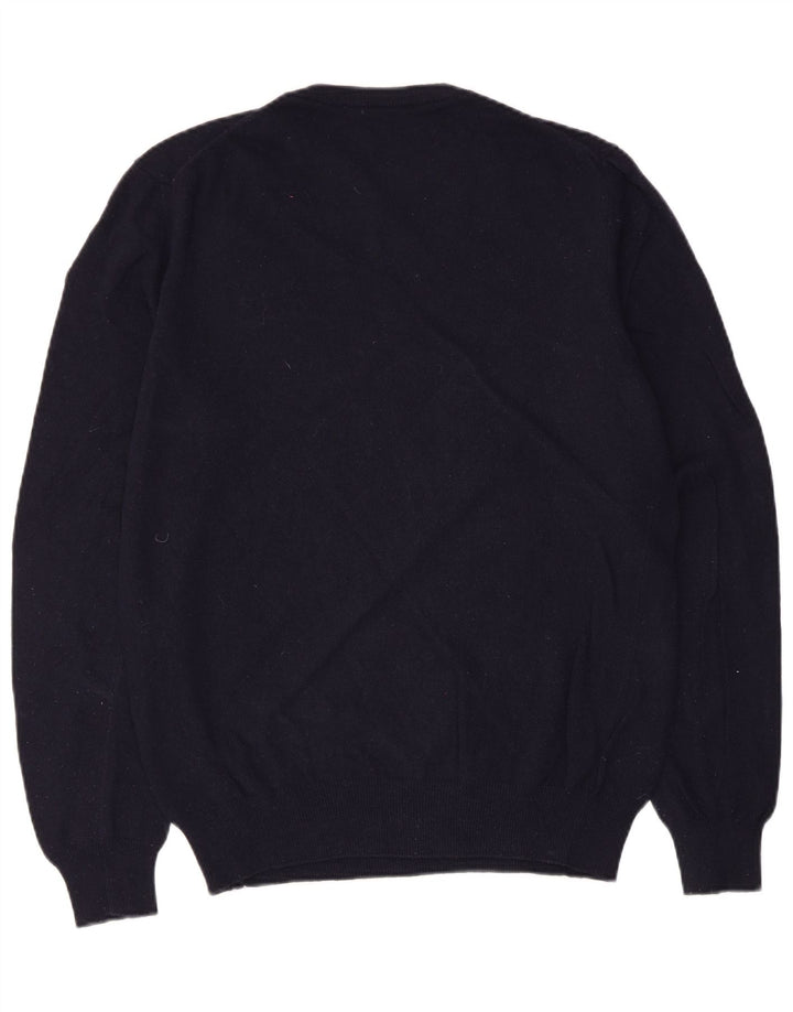 Męski sweter z okrągłym dekoltem Colmar XL Granatowy poliamid