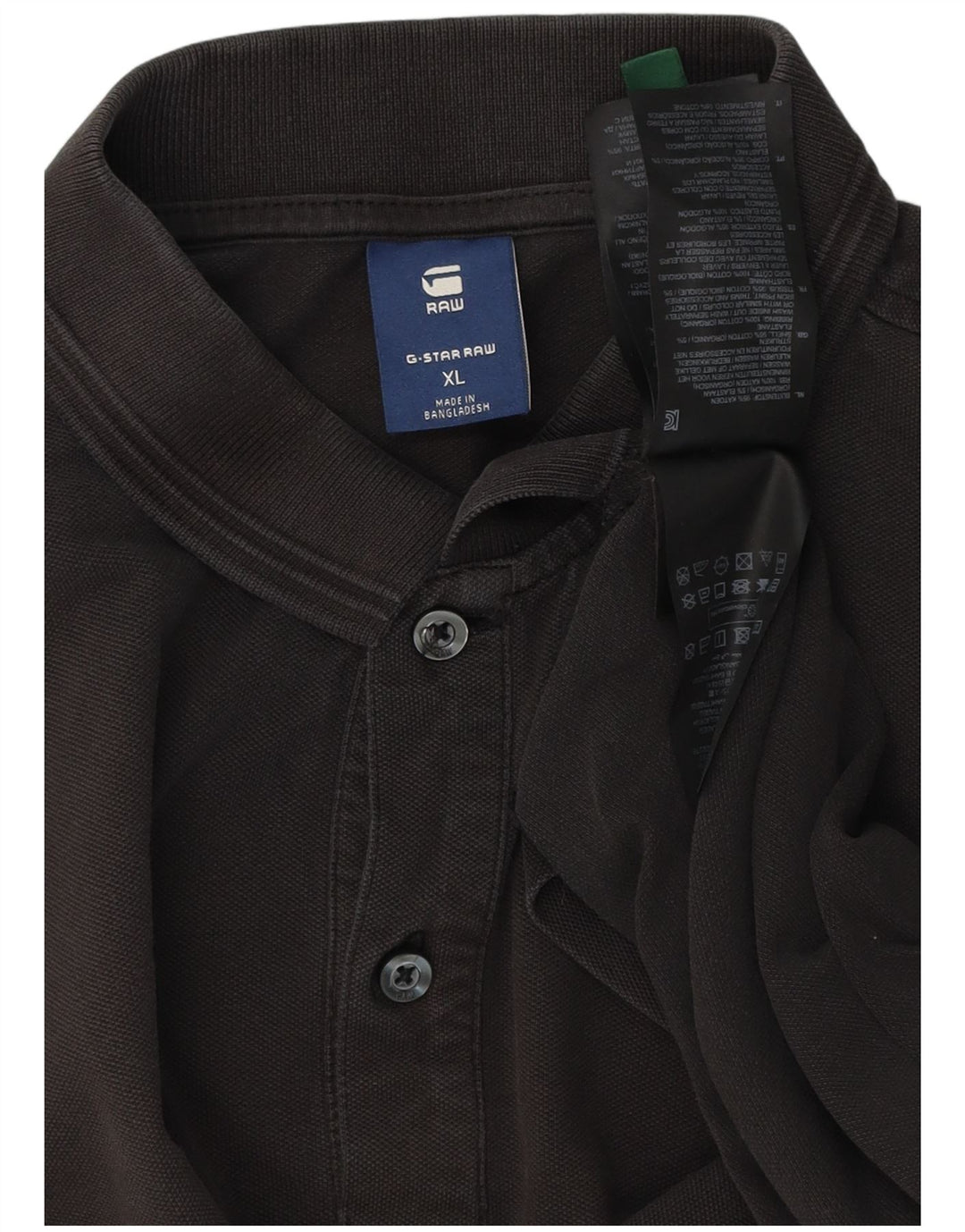 Męska koszulka polo G-Star XL, czarna, bawełniana