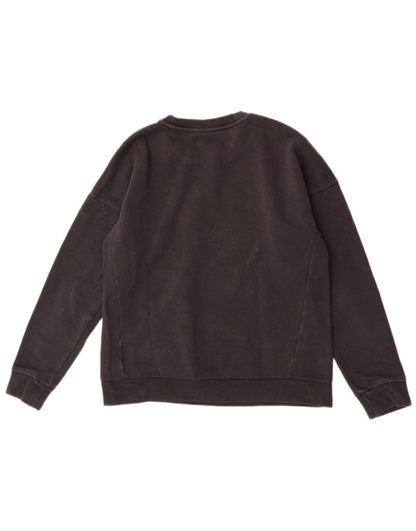 Damska bluza Adidas Graphic Jumper UK 12/14 Średnia czarna bawełna