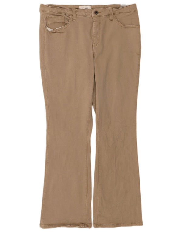 Spodnie damskie BKE Bootcut W33 L31 Beżowa bawełna