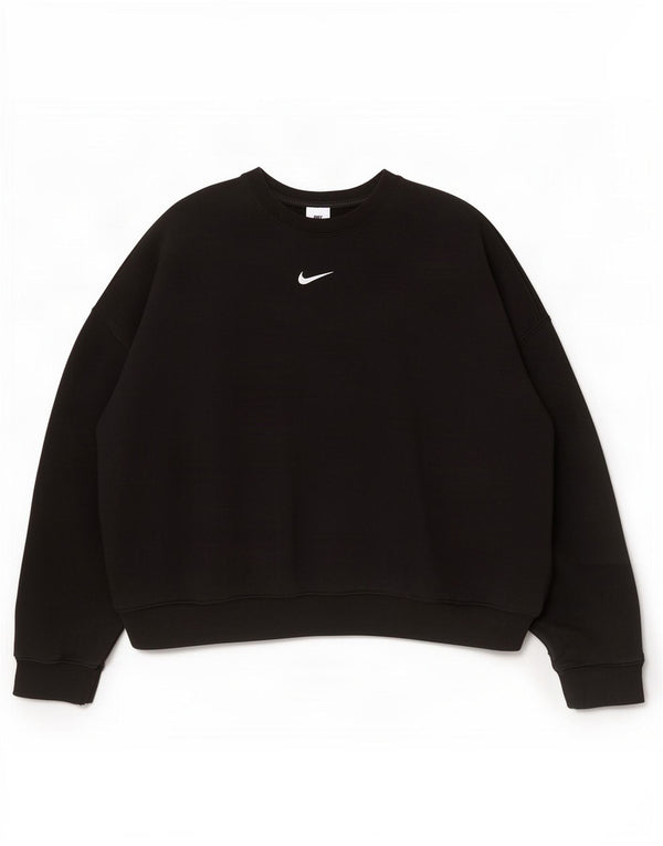 Damski sweter oversize Nike UK 18 XL, czarny, bawełniany