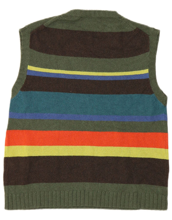 Tank top damski Gallo UK 8 Small Green Striped Wełniany