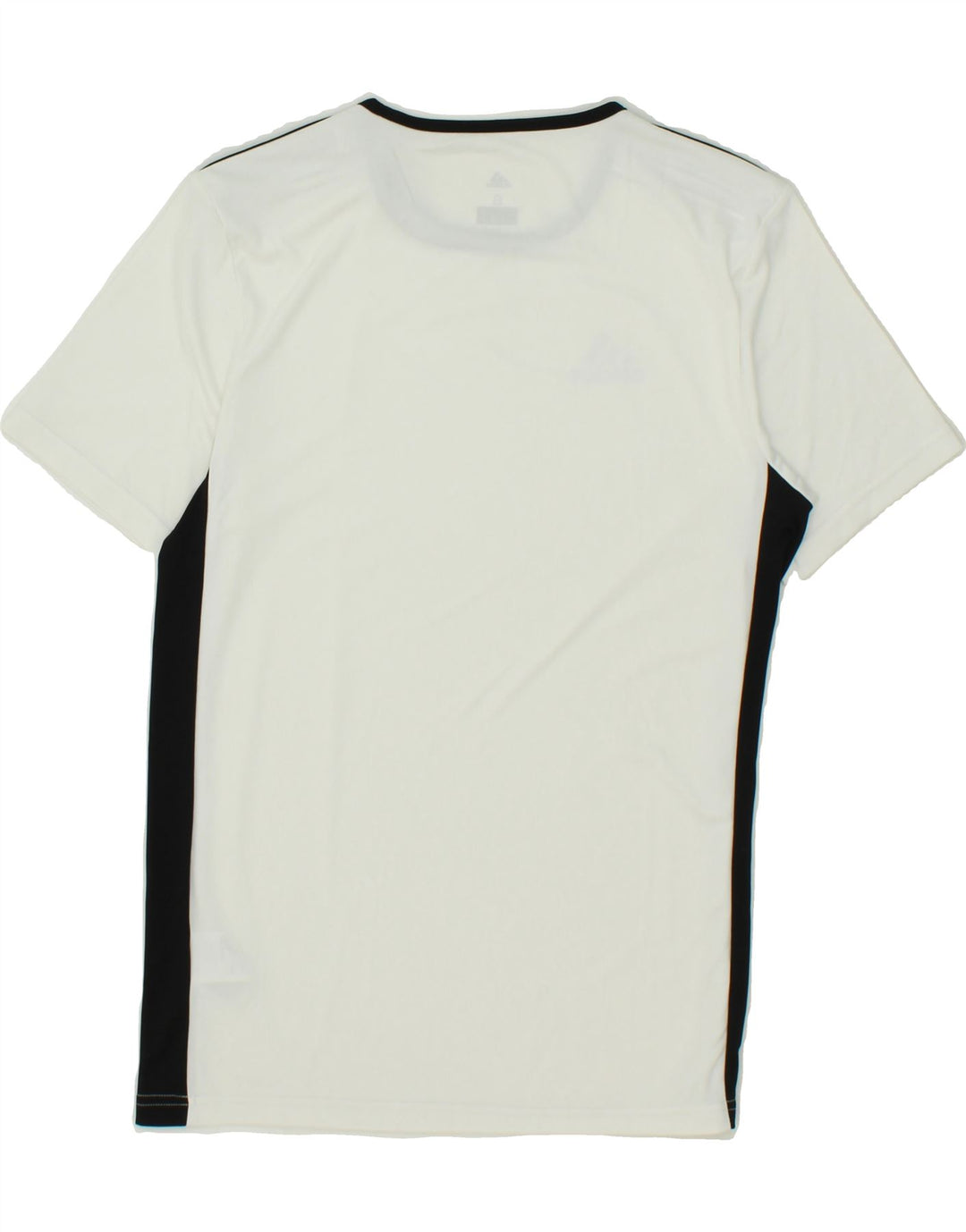 ADIDAS Mens Climalite T-Shirt Top Small White Colourblock Polyester Vintage Adidas and Second-Hand Adidas from Messina Hembry 