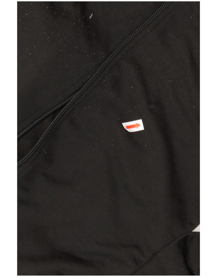 Damska kurtka dresowa PUMA UK 8, mała czarna, poliester z blokami kolorów