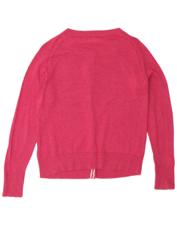 Sweter damski White Stuff UK 10, mały, różowy, bawełniany