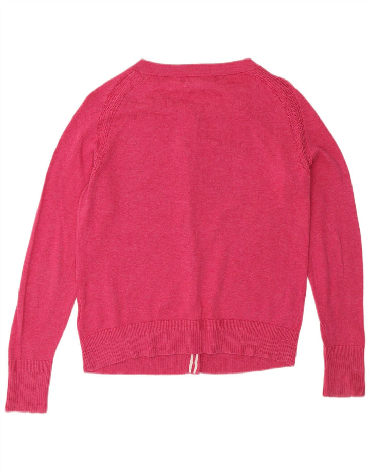 Sweter damski White Stuff UK 10, mały, różowy, bawełniany