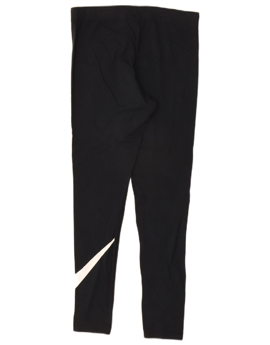 Damskie legginsy Nike Graphic UK 12, średnie czarne, bawełniane