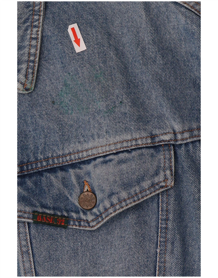 Męska kurtka dżinsowa Base 92 UK 42 XL, niebieska, bawełniana