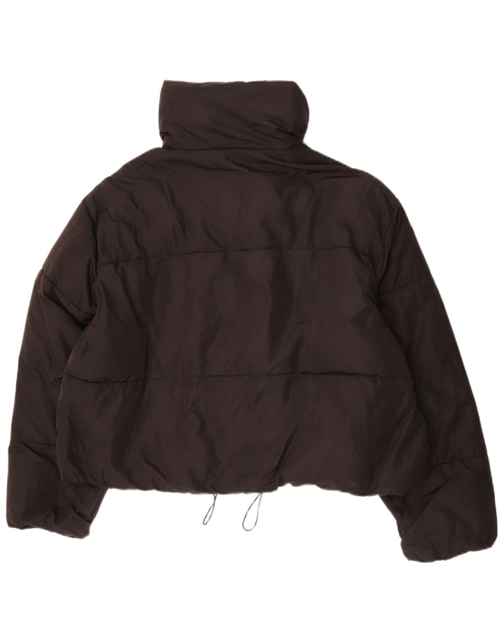 Damska, oversize'owa, wyściełana kurtka Zara UK 18 XL, czarna, poliester