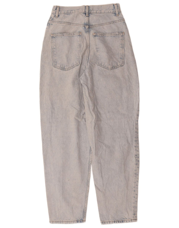 Damskie jeansy z wysokim stanem Zara EU 36 XS W26 L29 Niebieskie bawełniane