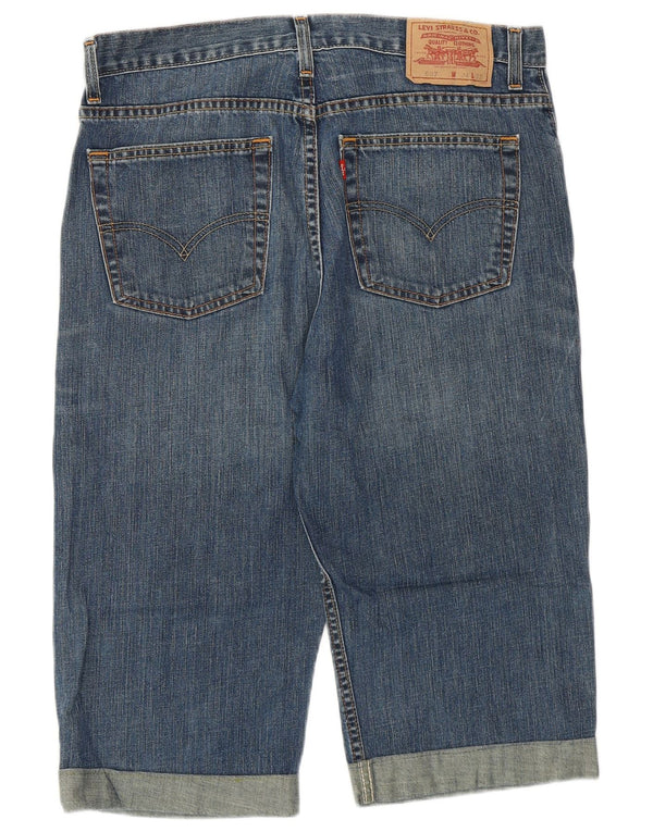 Damskie spodenki jeansowe Levi's 607 Regular W34, duże niebieskie