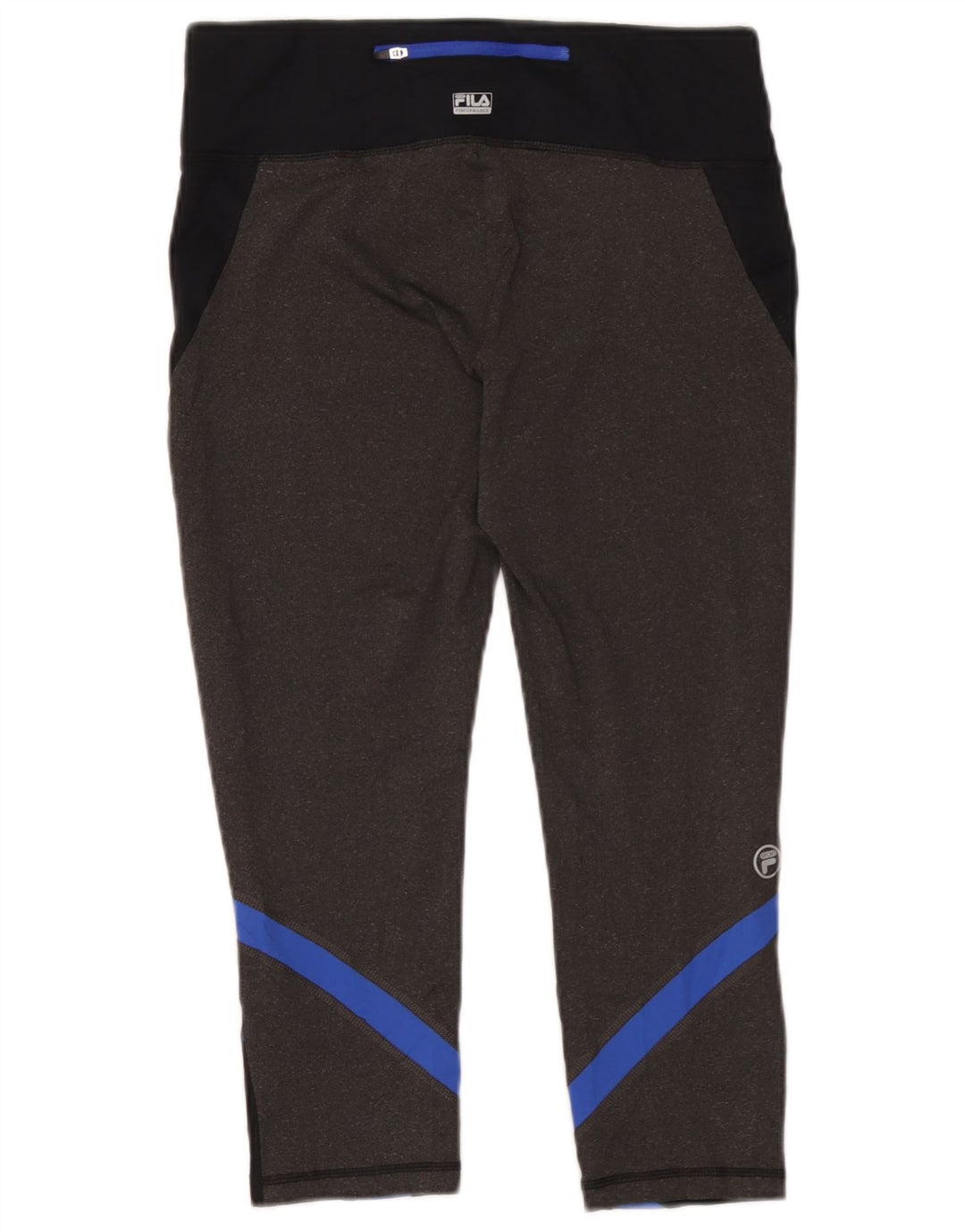 Damskie legginsy Capri Fila UK 14, poliester w kolorze średniej czerni
