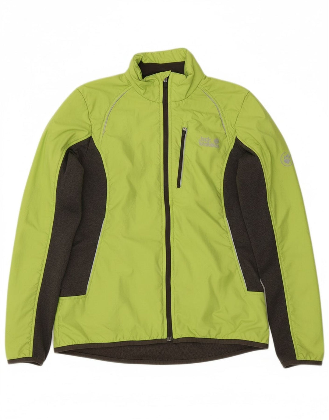 JACK WOLFSKIN Womens Tracksuit Top Jacket UK 12/14 Medium Green