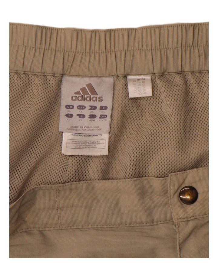 Męskie spodenki cargo Adidas XL W38 Beige Polyamide