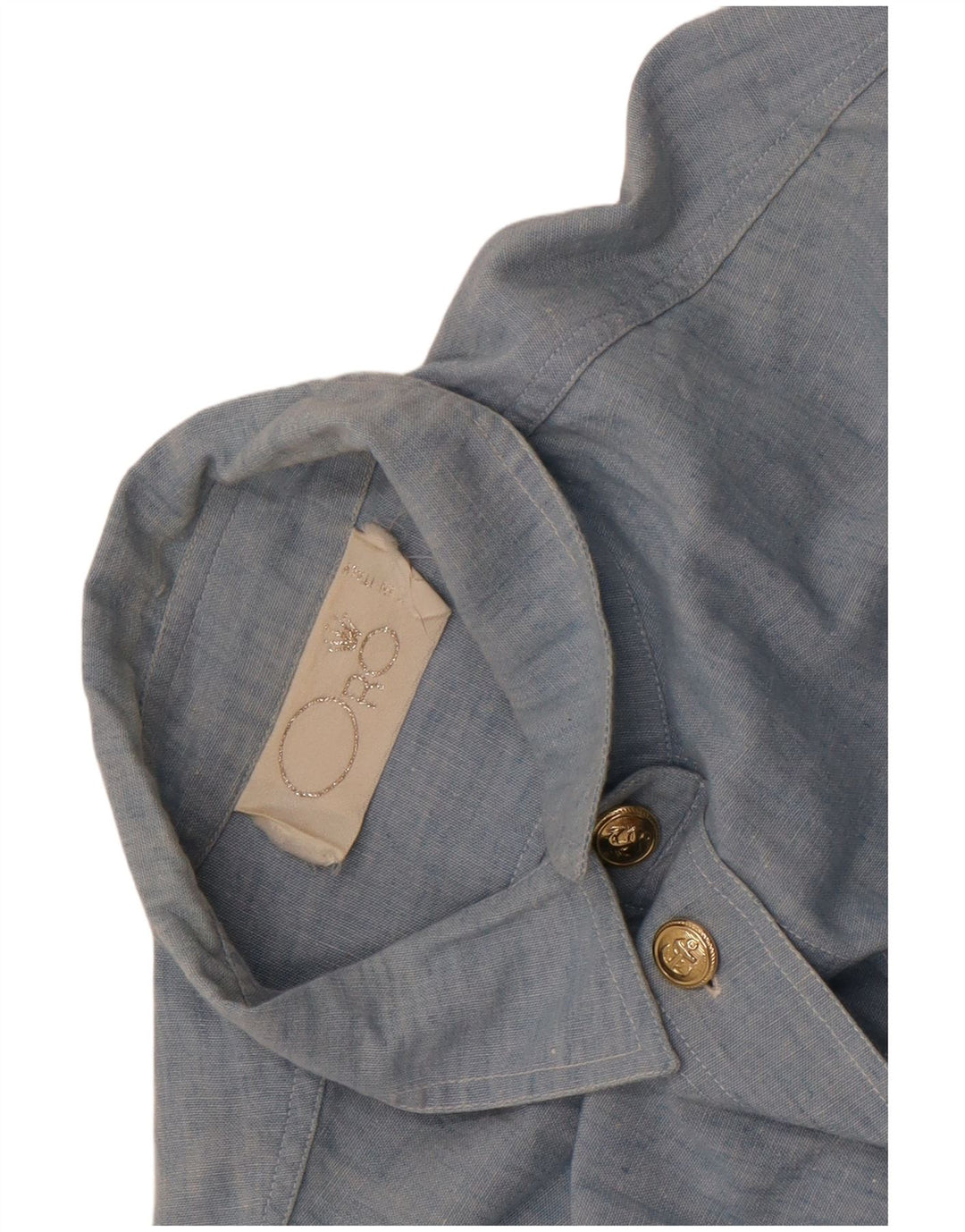 Vintage damska koszula graficzna UK 18 XL niebieska