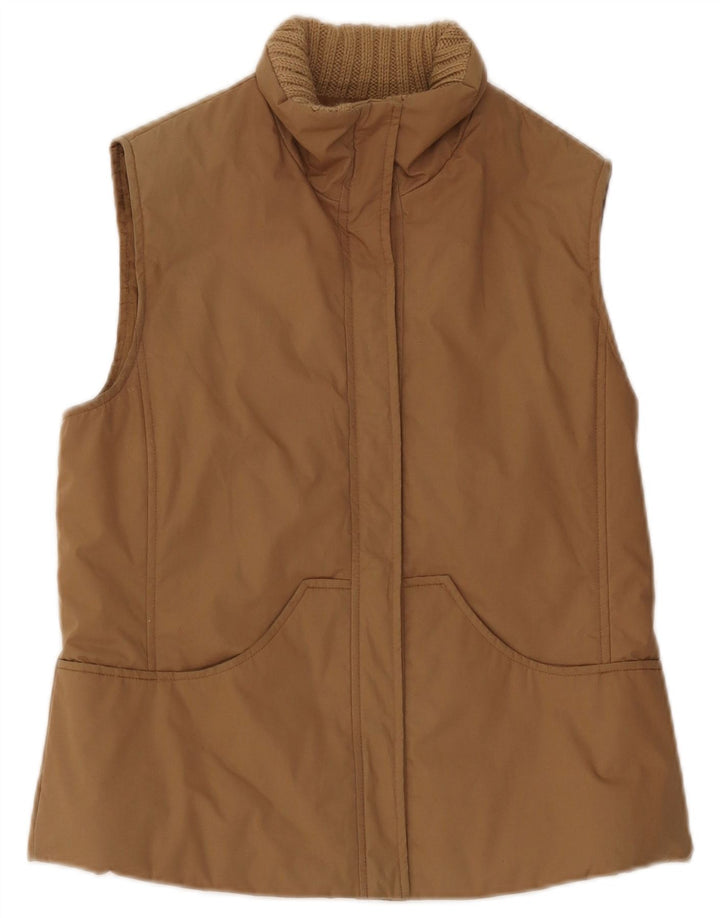 Damska kamizelka oversize Max & Co. z wyściełaną wkładką UK 10, mała, beżowa, bawełniana