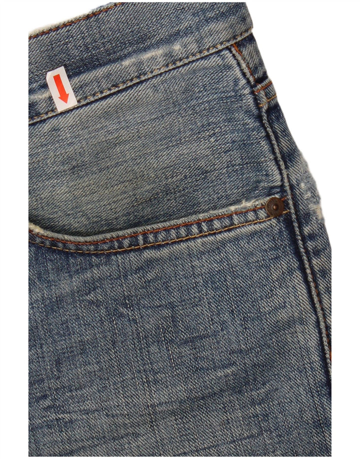 Męskie jeansy Tommy Hilfiger w trudnej sytuacji, proste, proste, W32, L35, niebieskie