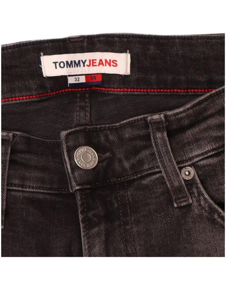 Męskie jeansy slim fit Tommy Hilfiger W32 L29 szare