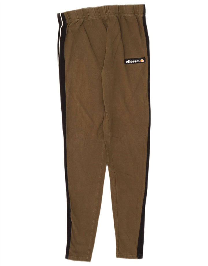 Legginsy damskie Ellesse UK 12, bawełna w kolorze średniego khaki