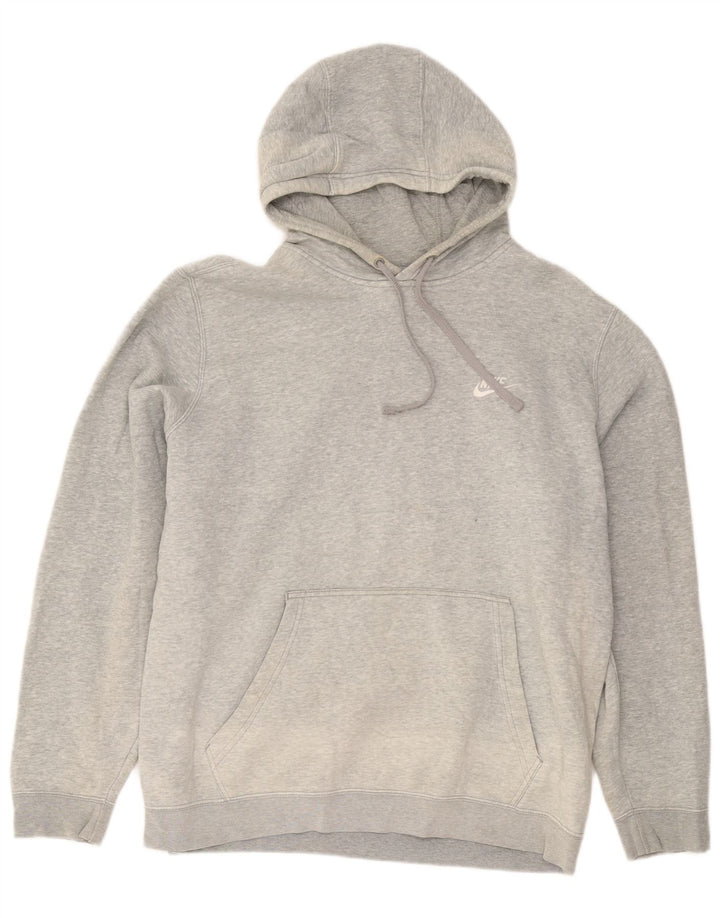 Męski sweter z kapturem Nike XL, szary, bawełniany