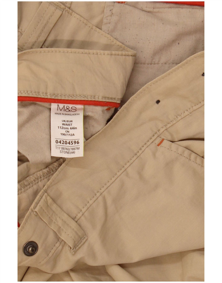 Męskie spodenki cargo Marks & Spencer W44 2XL beżowa bawełna