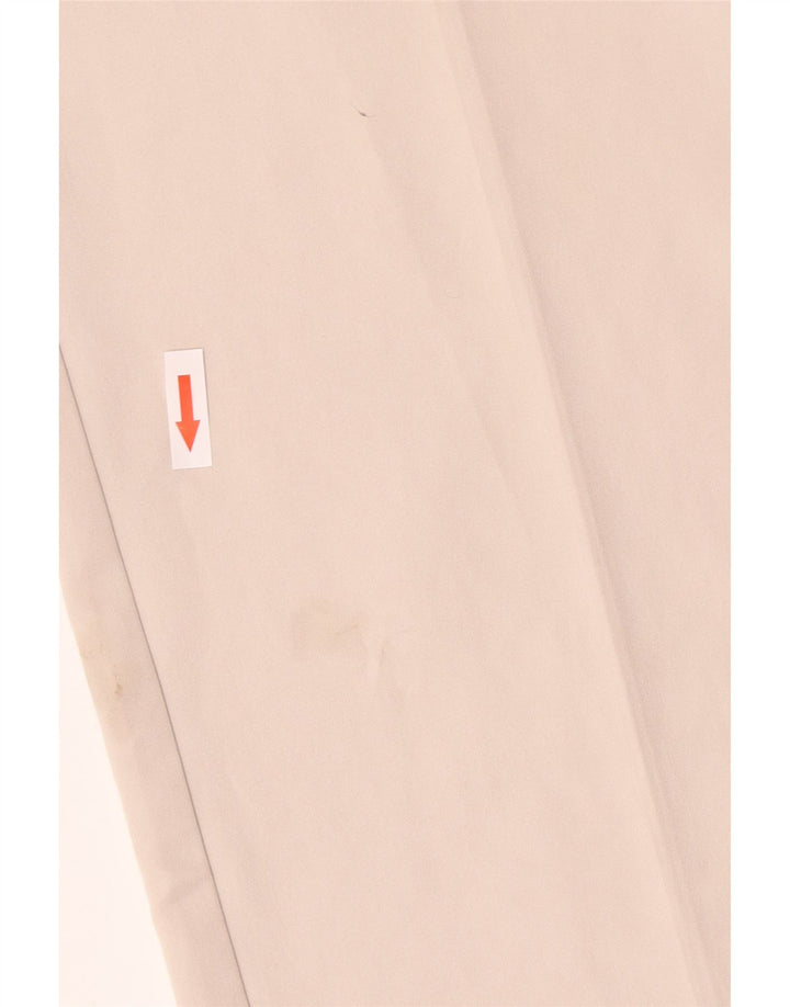 Adidas Męskie Proste Spodnie Chino W32 L30 Beżowy Poliester
