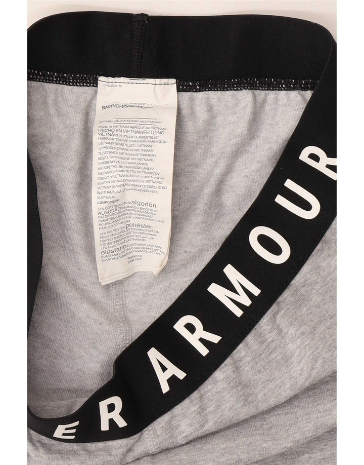 Damskie legginsy Capri Under Armour Graphic UK 8, małe, szare, z blokami kolorów