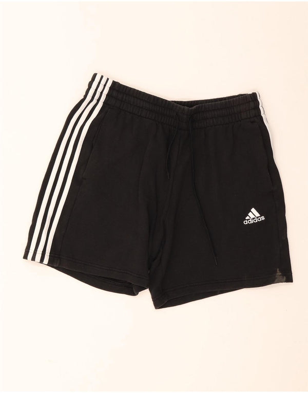 Męskie spodenki sportowe Adidas, duże, czarne, bawełniane
