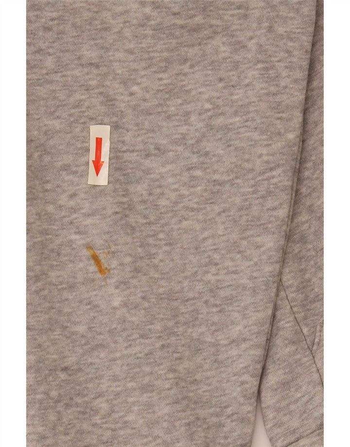 Męski sweter z kapturem Adidas 3D Arc Zip, średnioszary, bawełniany