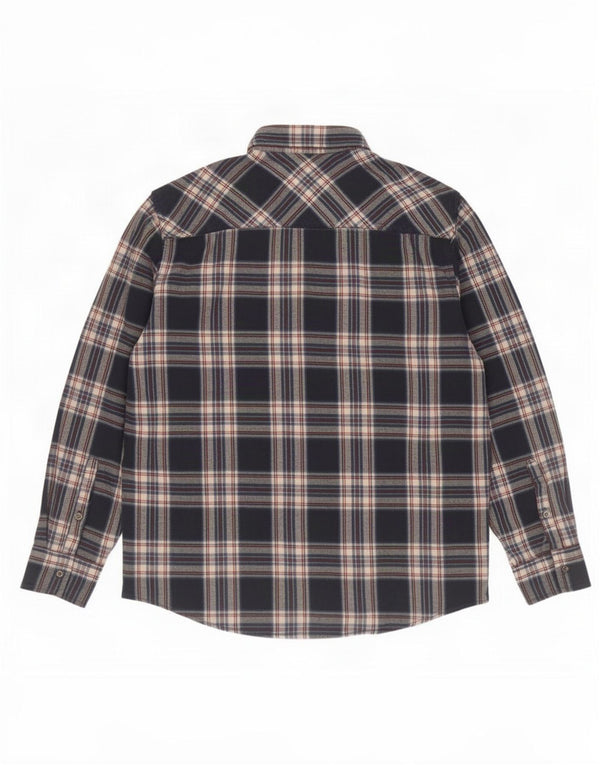 Koszula flanelowa męska Mistral 2XL, bawełniana, granatowa w kratę