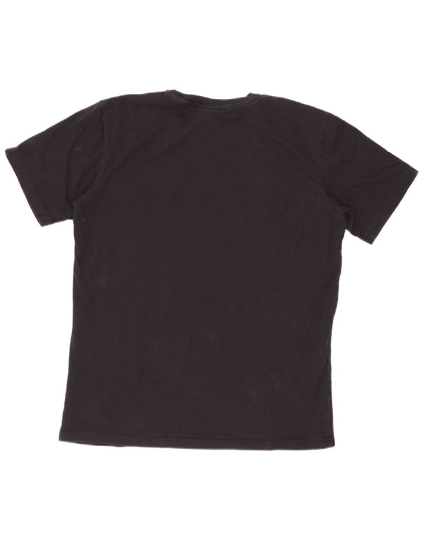 Koszulka chłopięca Champion, 15-16 lat, 2XL, czarna, bawełniana